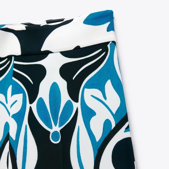 Zara limited edition printed culottes pant for summer - Picture 5 of 5